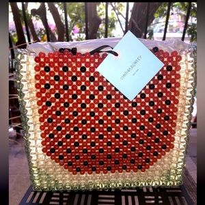 **ACCEPTING OFFERS- NWT Cynthia Rowley Beaded Watermelon Handbag**